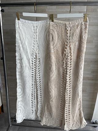 Calça crochê